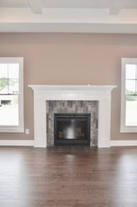 Kendall fireplace new home by Alliance Homes