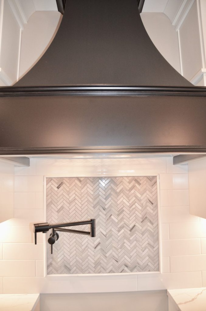 kitchen by custom home builders new york