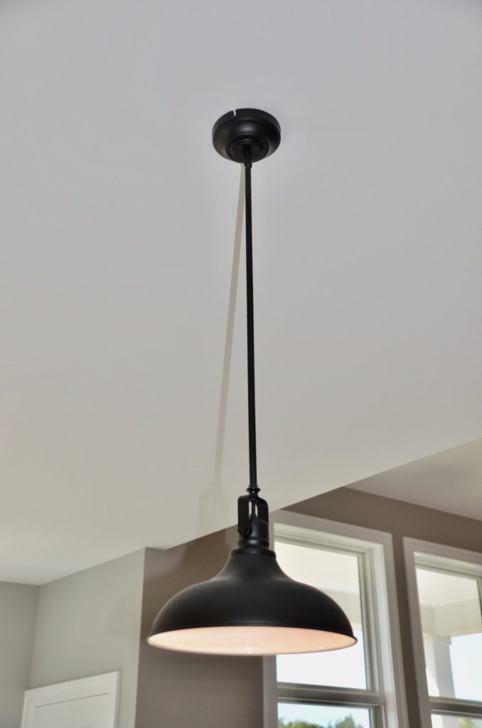 light fixture by alliance homes buffalo NY