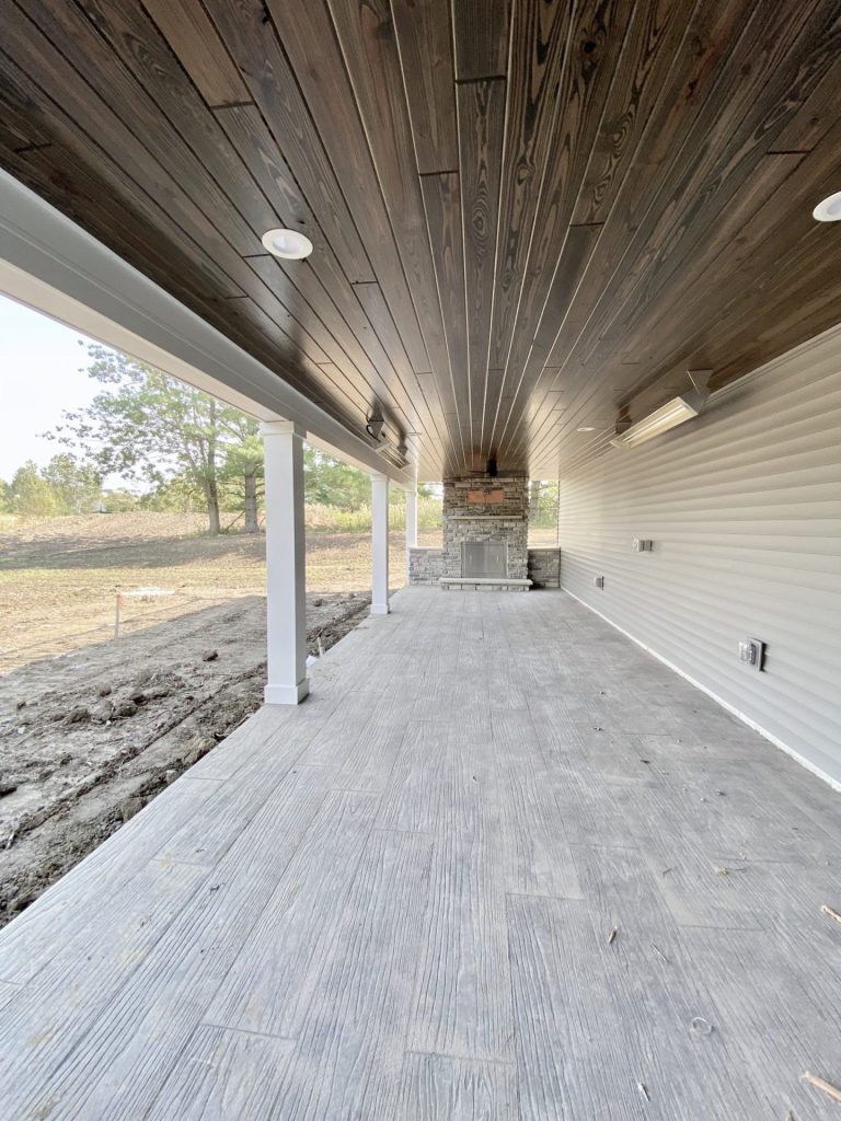porch new home exterior by Alliance Homes