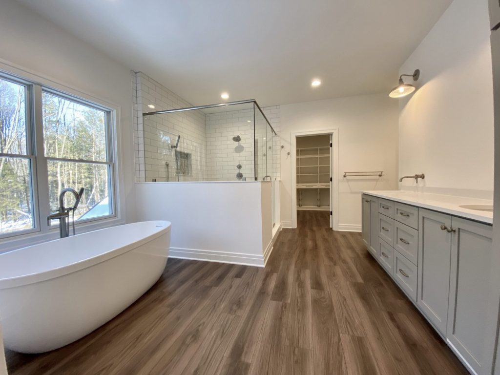 bathroom by home builder western new york
