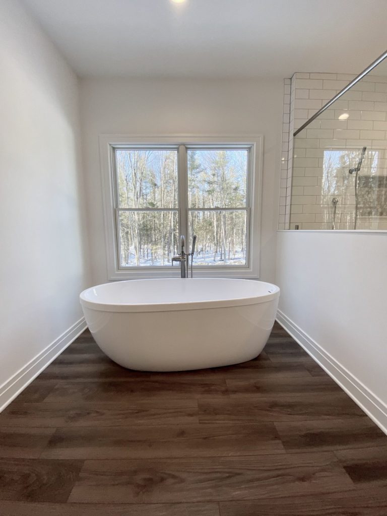 bathroom by home builder western new york