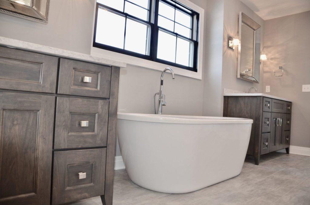bathroom by home builder new york