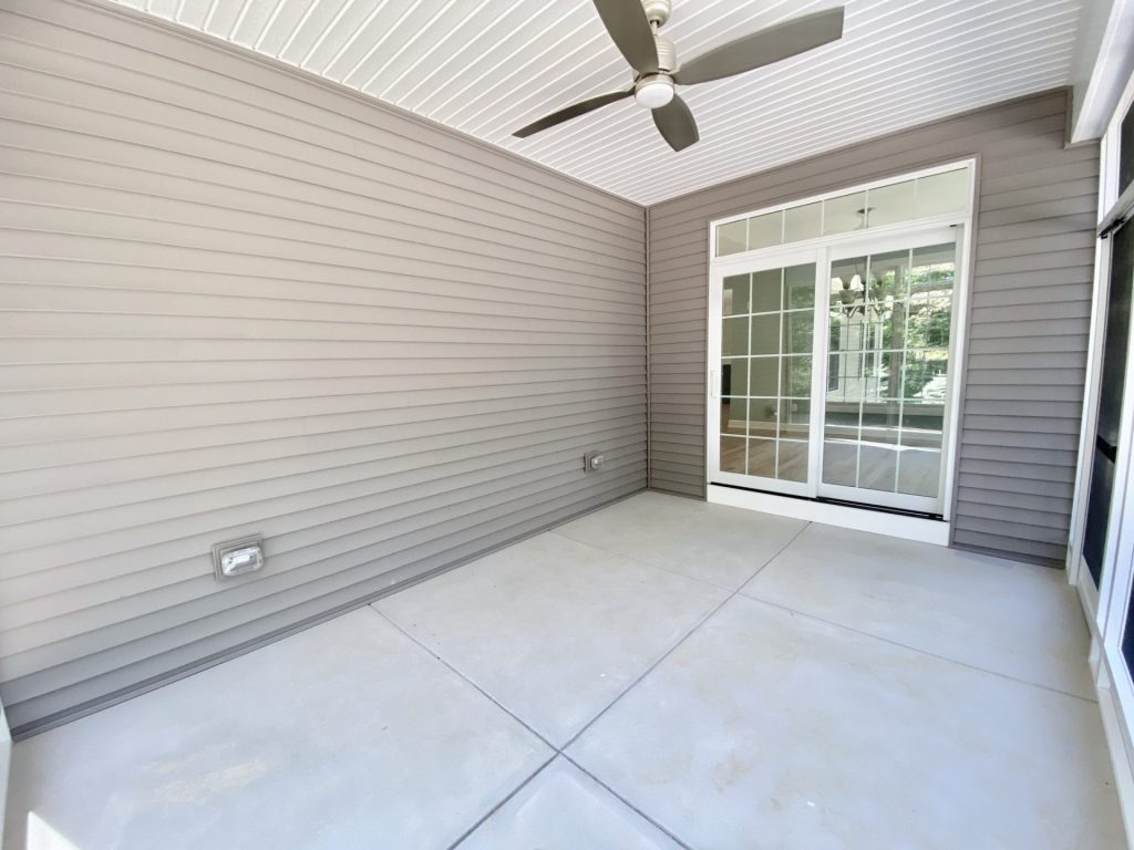 Denver porch area new home by Alliance Homes