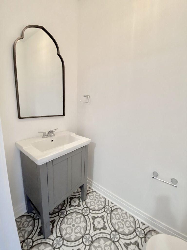bathroom by new home builder Alliance Homes