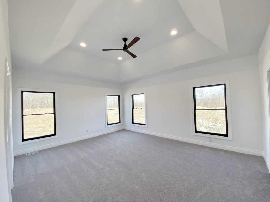 bedroom by new home builder Alliance Homes