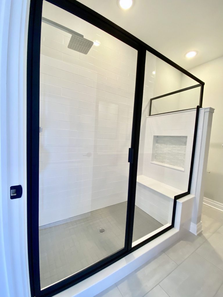 bathroom by new home builder Alliance Homes