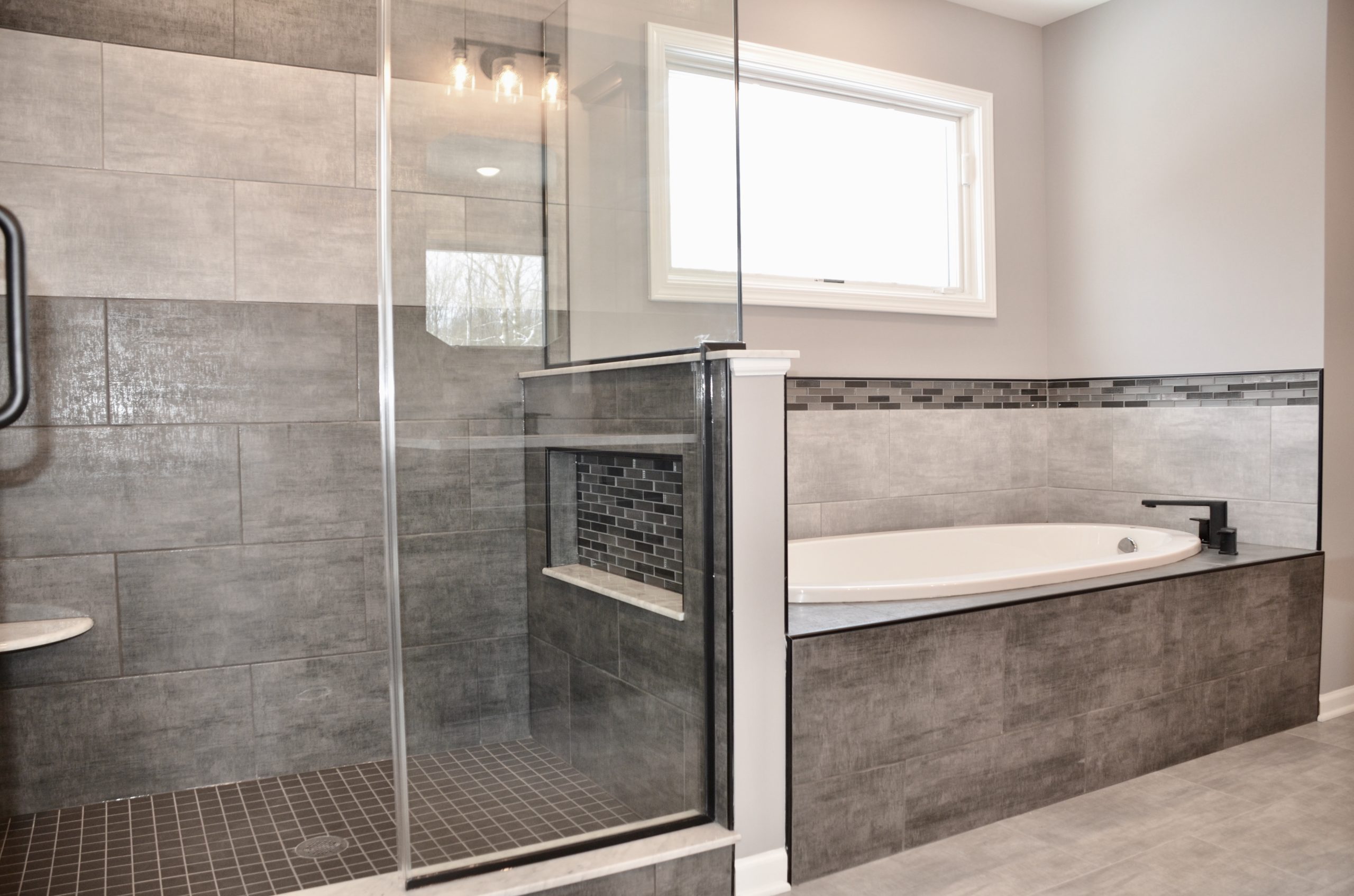 Bradford master bathroom new homes by Alliance Homes