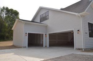new home garage by Alliance Homes Buffalo New York