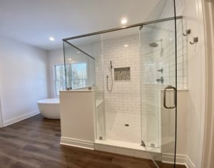 bathroom by new home builder Alliance Homes