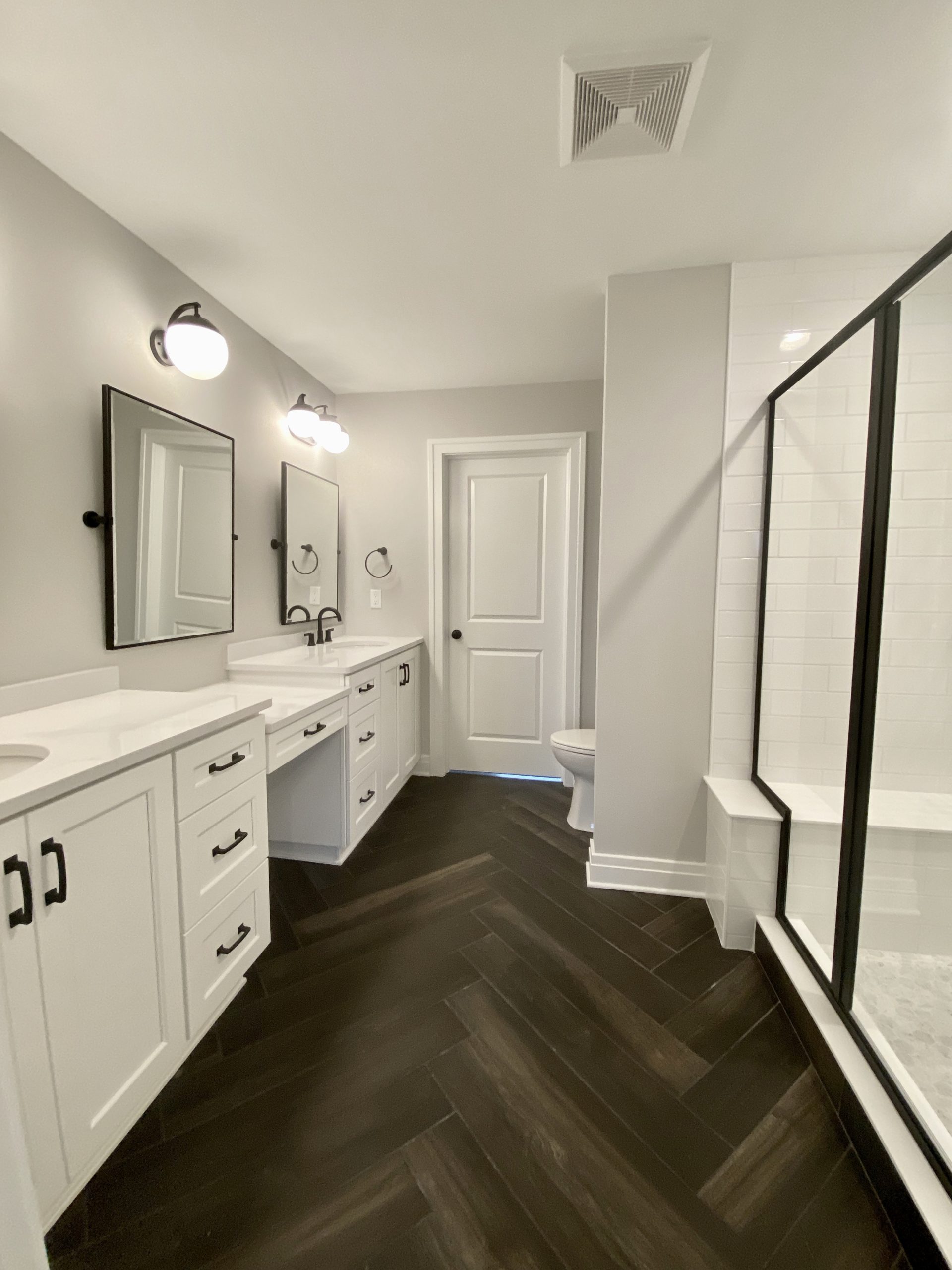 bathroom by new home builder Alliance Homes