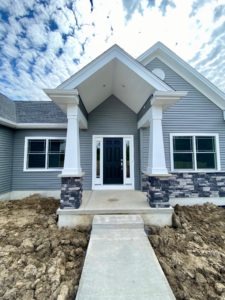front entry new home exterior by Alliance Homes