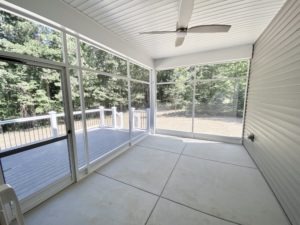screened porch new home by Alliance Homes