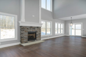 Arbordale fireplace new homes by Alliance Homes in Buffalo NY