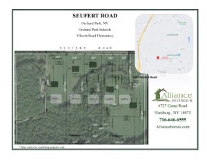 Seufert Rd. Orchard Park Map as of 6-3-22