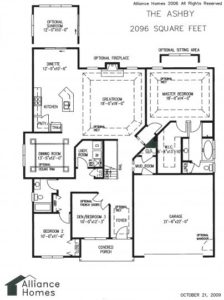 Ashby floor plan by Alliance Homes